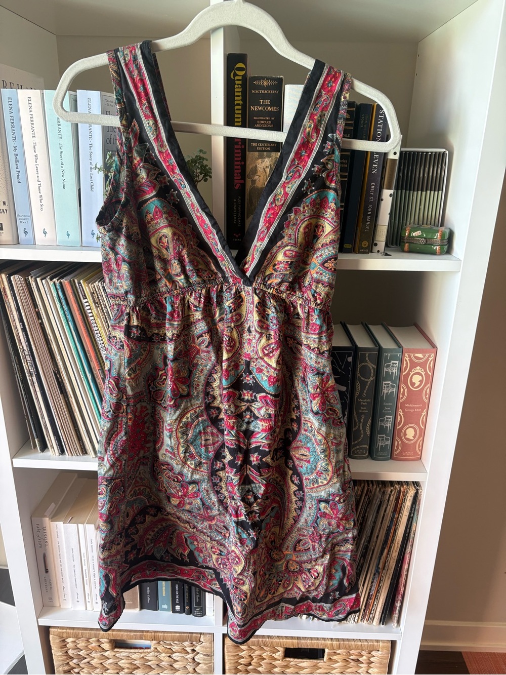 Y2K Paisley Mini Dress